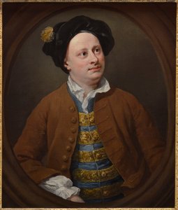 Richard James af Middle Temple, ca. 1744 af William Hogarth